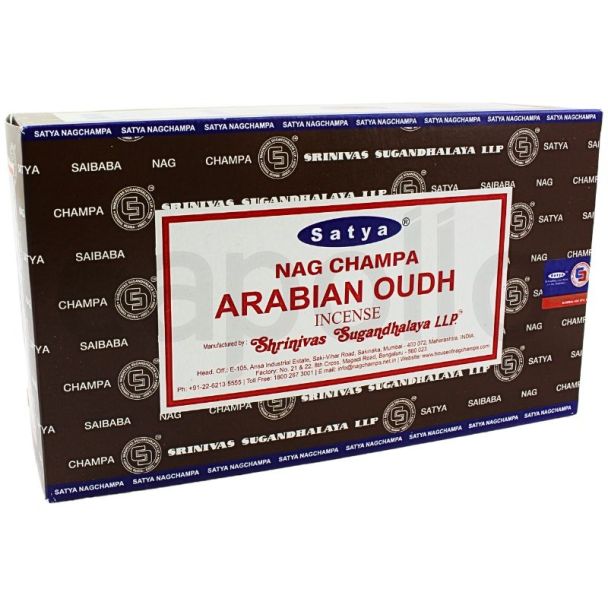 Satya Nag Champa Incense Sticks - Arabian Oudh