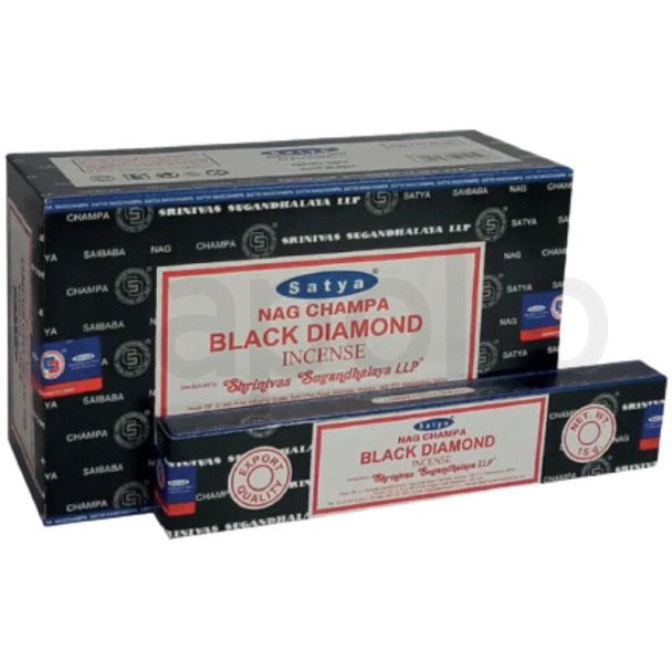 Satya Nag Champa Incense Sticks - Black Diamond