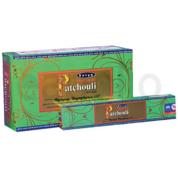 Satya Natural Patchouli Incense Sticks (12 x 15g)