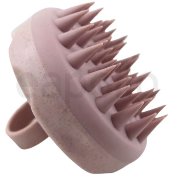 Scalp Massager Silicon Hair Brush - Assorted - 9cm x 4cm