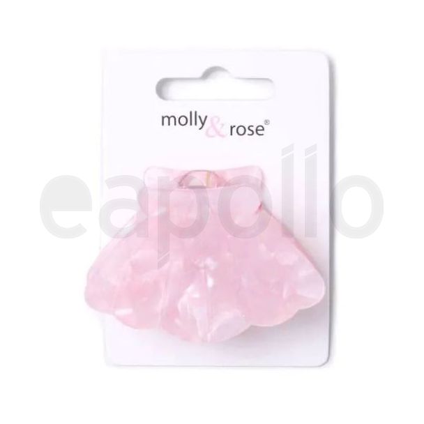 Shell Shaped Pearlescent Hair Clamp - Assorted - 6cm