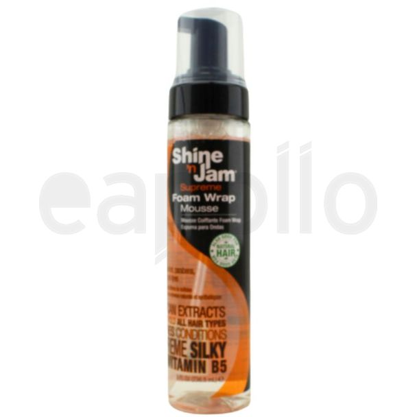 Shine 'n Jam Supreme Foam Wrap Mousse (236.5 ml)