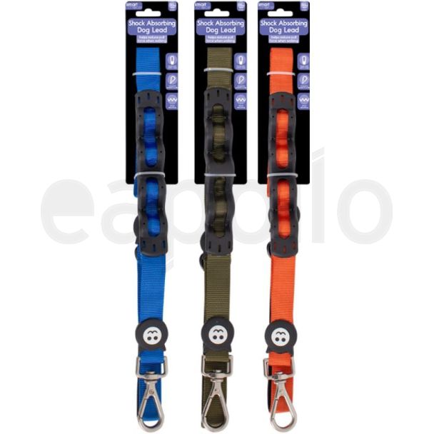 Shock Absorbing Dog Lead- Assorted 
