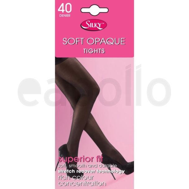 Silky's 40 Denier Soft Opaque Tights - Large
