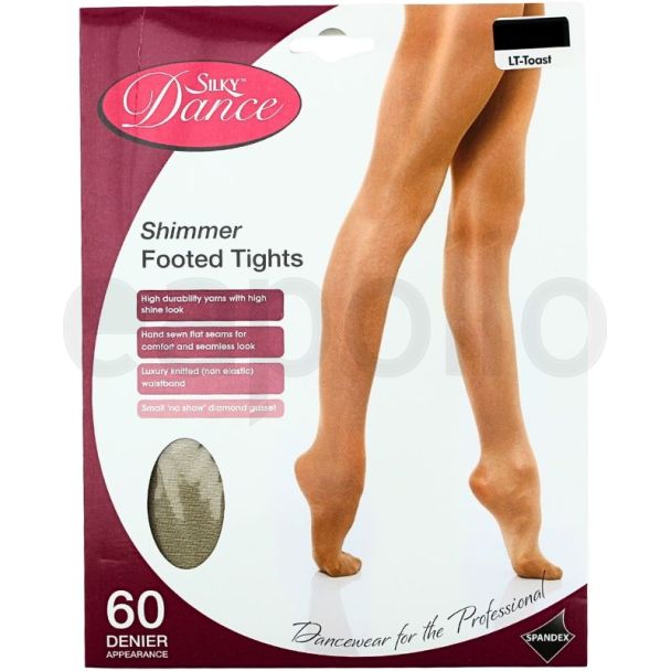 Silky's 60 Denier Shimmer Footed Tights 