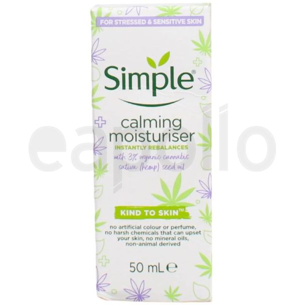 Simple Calming Moisturiser Cream - 50ml 
