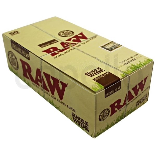 RAW Organic Single Wide Papers 