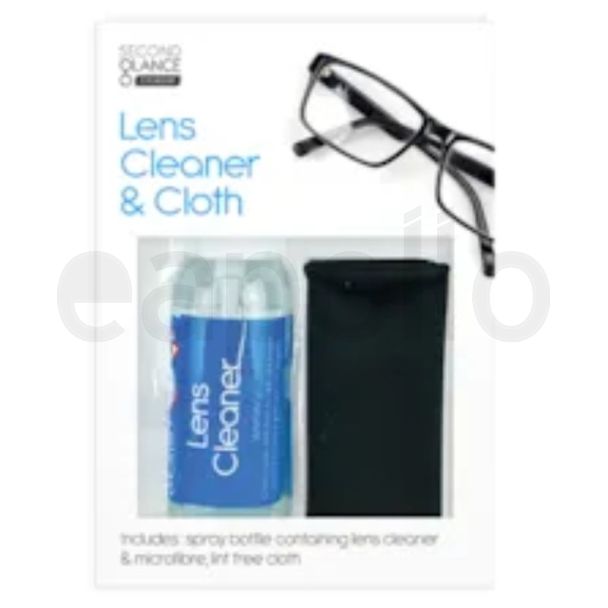 Glasses Lens Cleaner & Cloth Set - 30ml