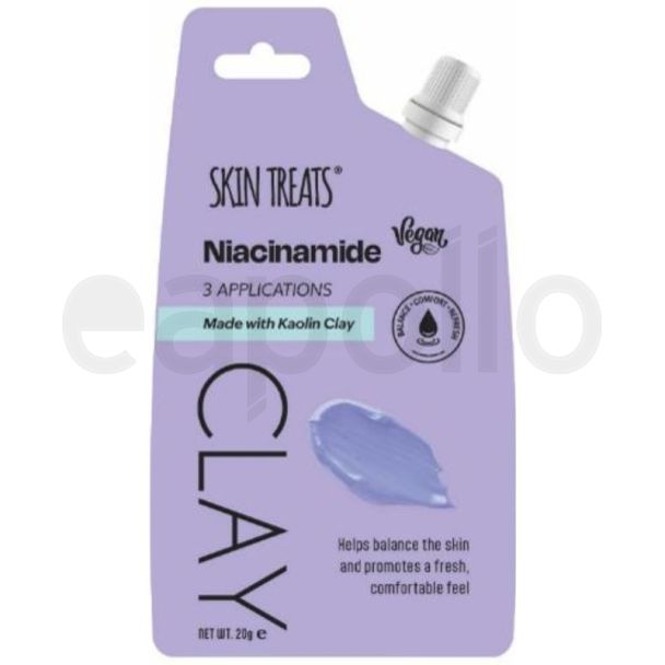 Skin Treats Clay Face Mask - Niacinamide (20g)
