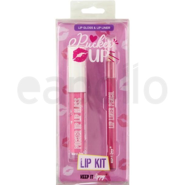 Skin Treats Lip Gloss & Lipliner Gift Set- Pucker Up Lip Kit