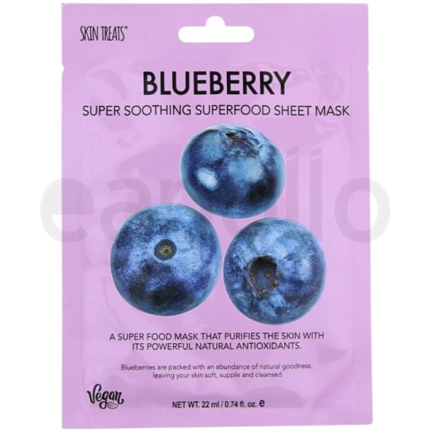 Skin Treats Super Soothing Superfood Sheet Mask - Blueberry 