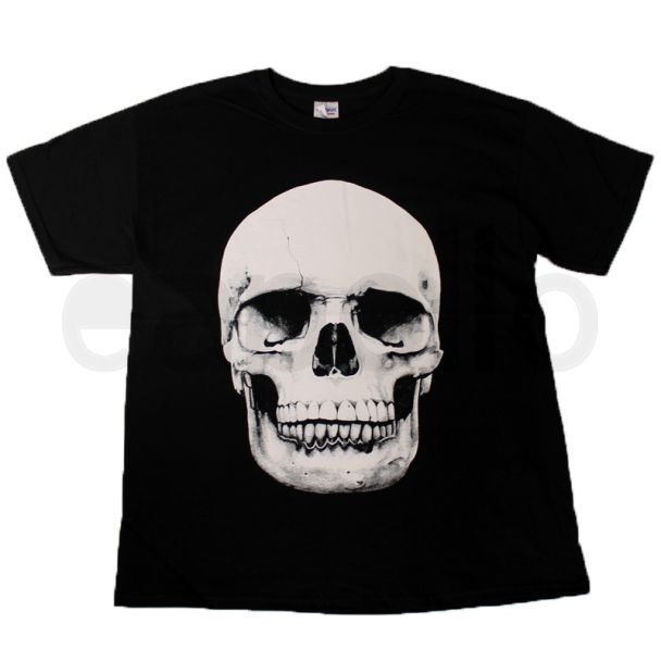Skull Black T-Shirt - Small