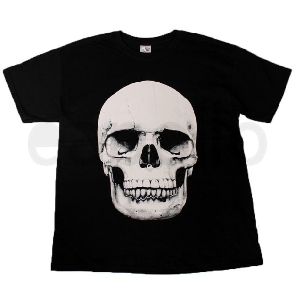 Skull Black T-Shirt - Small