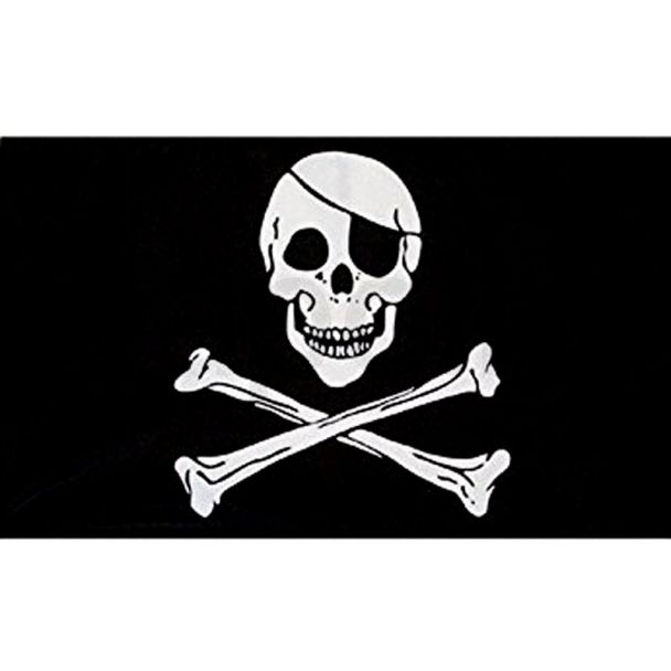 Skull & Crossbones Flag - 5ft x 3ft