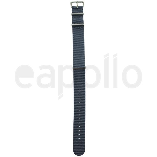 Slate Grey NATO Replacement Nylon Watch Strap - 22mm