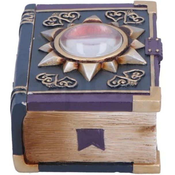 Fantasy Book Style Trinket Box with Red Eye – 6.4cm