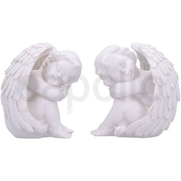 Sleeping Cherub Figurines (Set of 2) - (12.5cm)