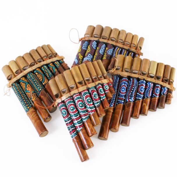 Handcrafted Panpipes-Small Bamboo Design Assorted