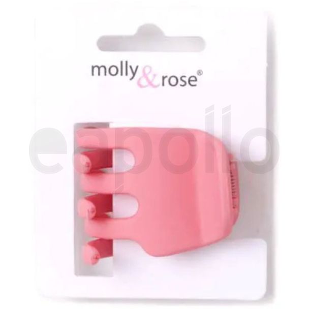 Small Matt Dusky Pink Claw Hair Clamp - 3.5cm