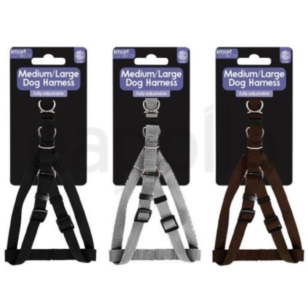 Smart Choice Dog Harness Medium/large (2x40-60cm) - Assorted Colours