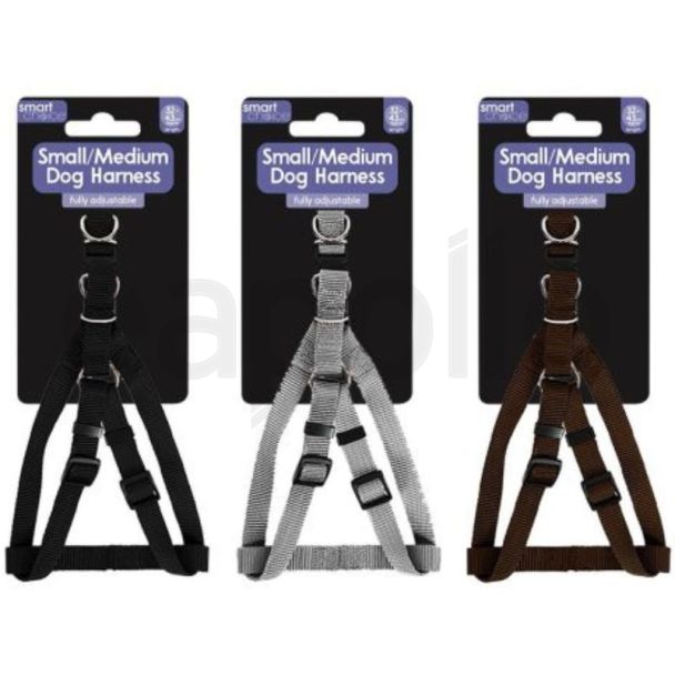 Smart Choice Dog Harness Small (32-43cm) - Assorted Colours
