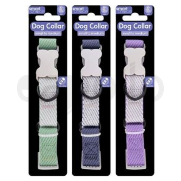 Smart Choice Dual Colour Dog Collar (2x30-50cm) S/M - Assorted Colours