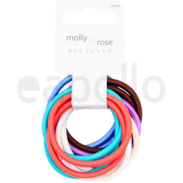 Snag Free Elastics Assorted Colours - 4mm