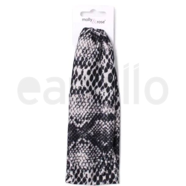 Snake Print Fabric Bandeau - Assorted - 20x6cm