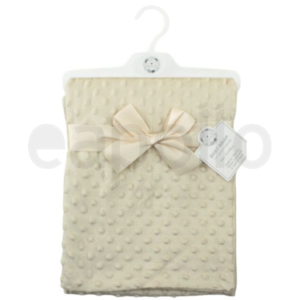 Snuggle Baby  Velour Bubble Wrap - Taupe
