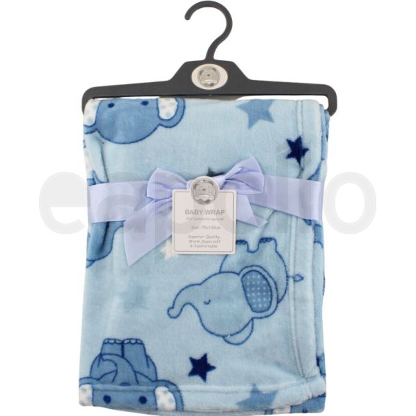 Snuggle Baby Wrap Elephant Design-Sky