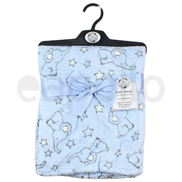 Snuggle Baby Wrap Elephant & Stars Design