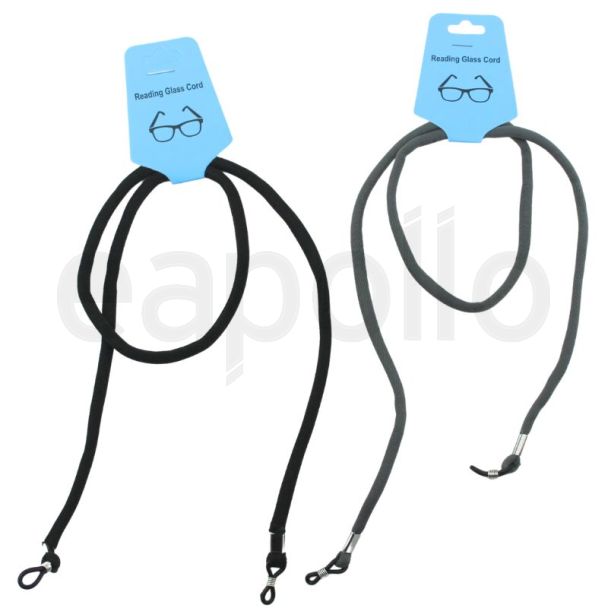 Soft Reading Glasses Cord – Assorted Dark Colours
