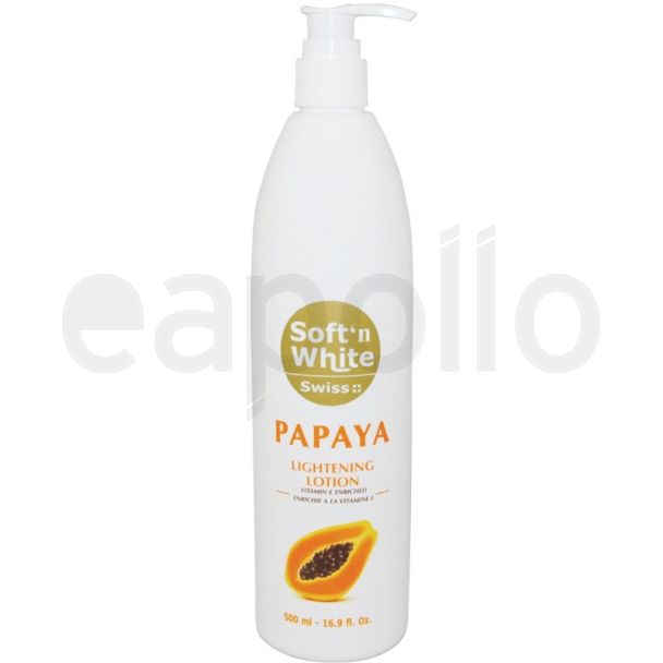 Soft 'n White Papaya Lightening Lotion - 500ml