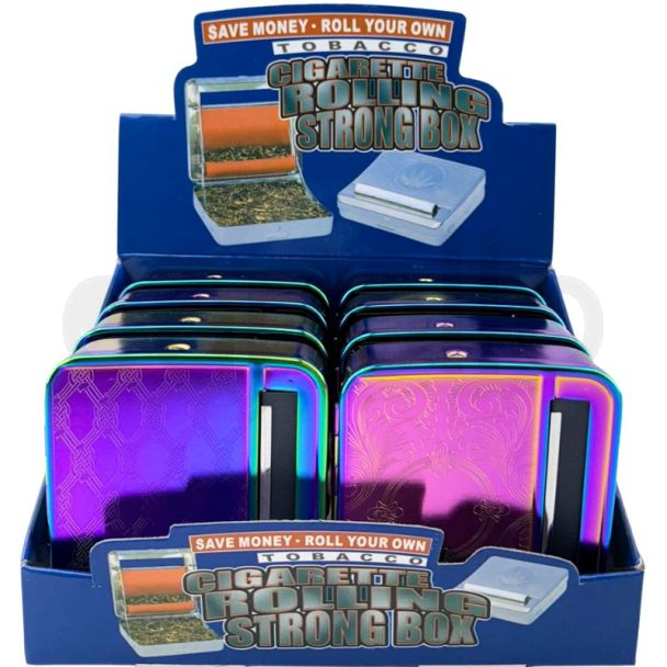 Sparkys Automatic Rolling Machine Box - Rainbow (9x8cm)