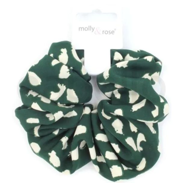 Speckled Print Large Hair Scrunchie - Assorted - 12cm