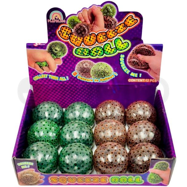 Squeeze Bubble Ball Toy - Assorted 
