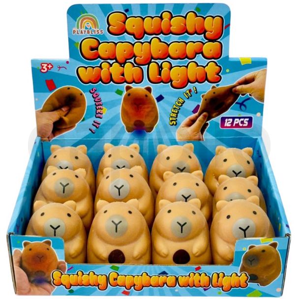 Squishy Capybara  With Light  (7.5x6cm)