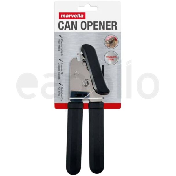 Stainless Steel Can Opener with Comfortable Grip