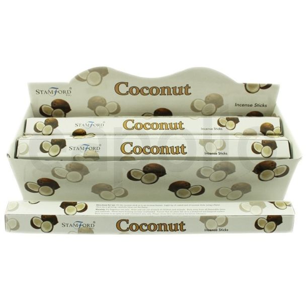 Stamford Hex Incense Sticks - Coconut 