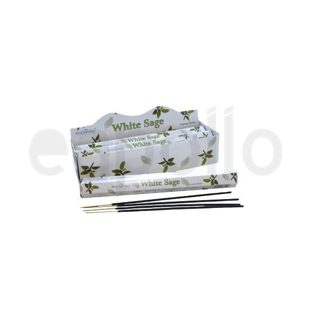 Stamford Hex Incense Sticks - White Sage
