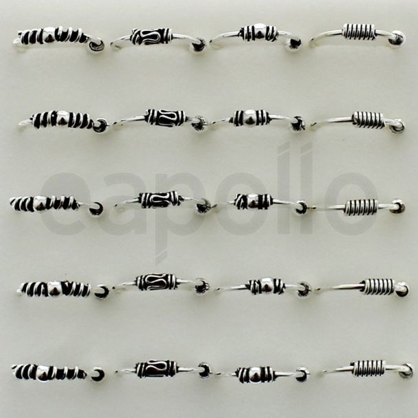 Sterling Silver Nose Rings- Assorted Designs