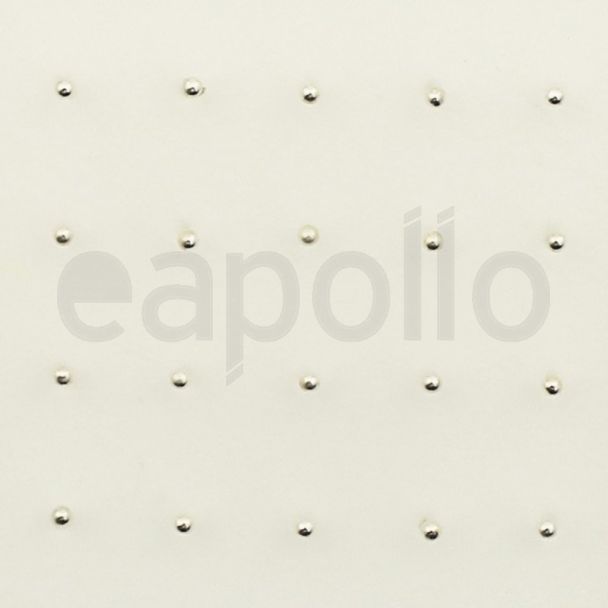 Sterling Silver Ball Design Nose Pins - Silver (1mm)