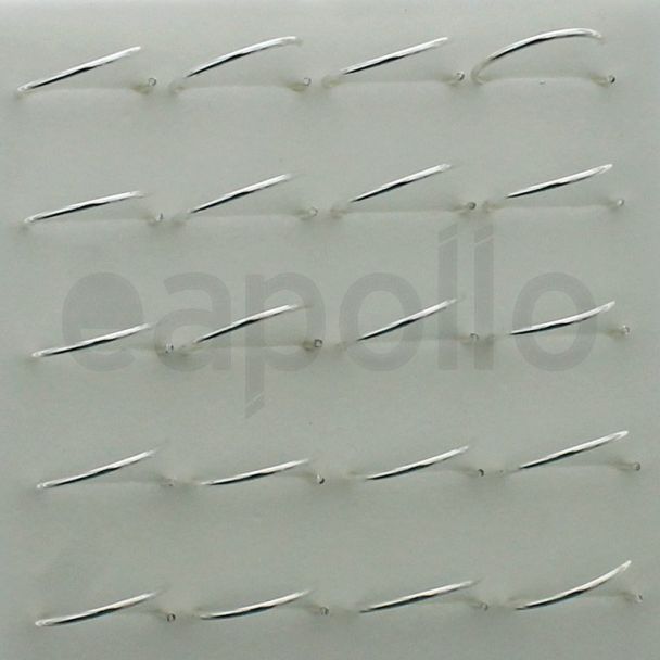Sterling Silver Plain Nose Rings 10 mm