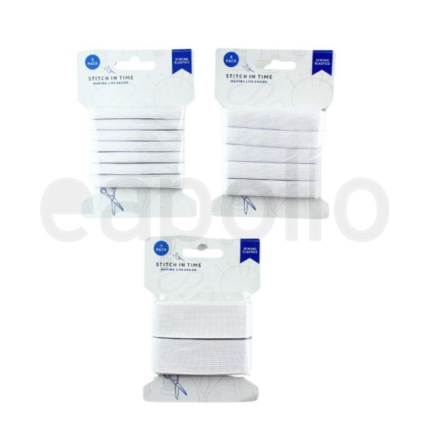 Stitch In Time Sewing Elastics - Assorted Sizes