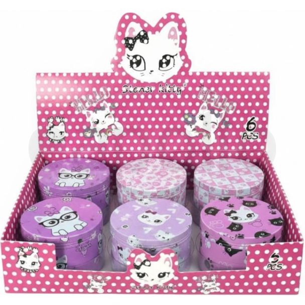 Stoner Kitty 4-Part Metal Handmuller - Assorted (6.3x4.3cm)