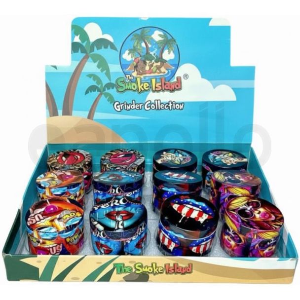 The SMK Island 4-Part Metal "Us Lips" Handmuller - Assorted (5x3.8cm)