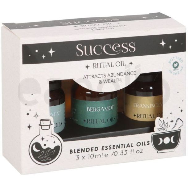 Success Ritual Blended Essential Oils Set – Pack of 3