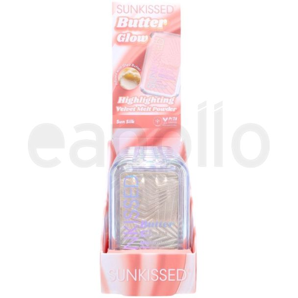 Sunkissed Butter Glow Highlighting Velvet Melt Powder - Sun Silk 