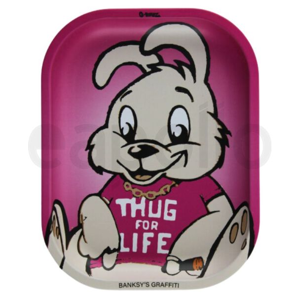 G-Rollz Metal Medium Tray - Thug For Life