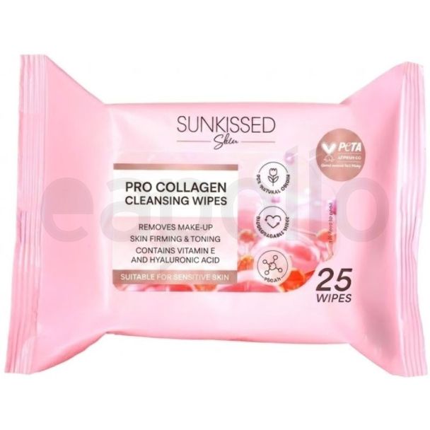 Sunkissed Collagen Cleansing Wipes 